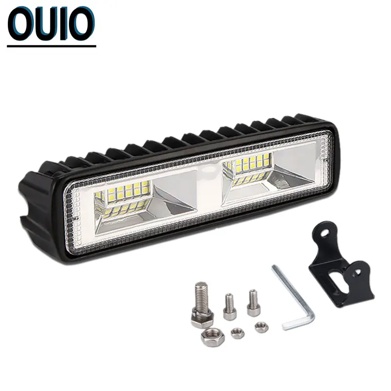 Машинка для стрижки 48 Вт 6 дюймов внедорожных Работ Светильник брусок 12В