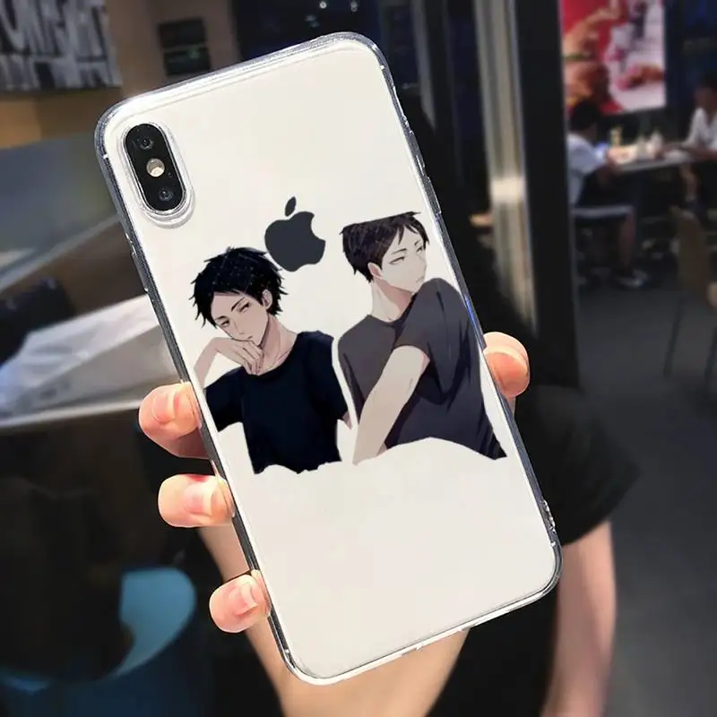 

Haikyuu Hinata Anime Phone Case Transparent soft For iphone 5 6 7 8 11 12 s c se plus mini x xs xr pro max cover shell funda
