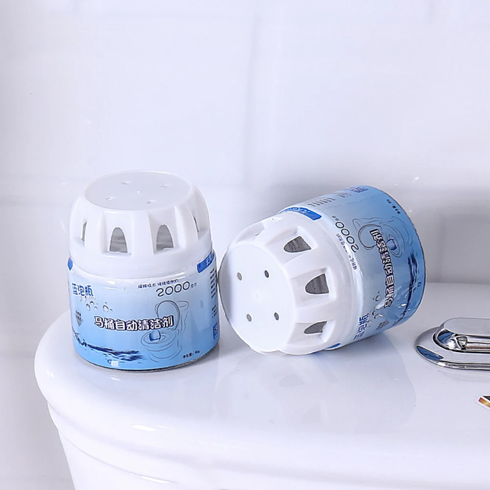 Вспенивающие очистители Autoile автоматический очиститель для туалета Magic Flush Bottled Helper Blue Bubble Amazing