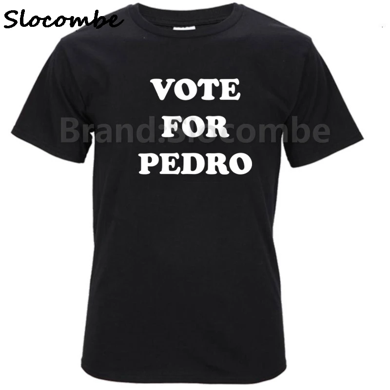 Голосуйте за Pedro Мужская футболка Наполеон динамит размер футболки XS XXL|Мужские