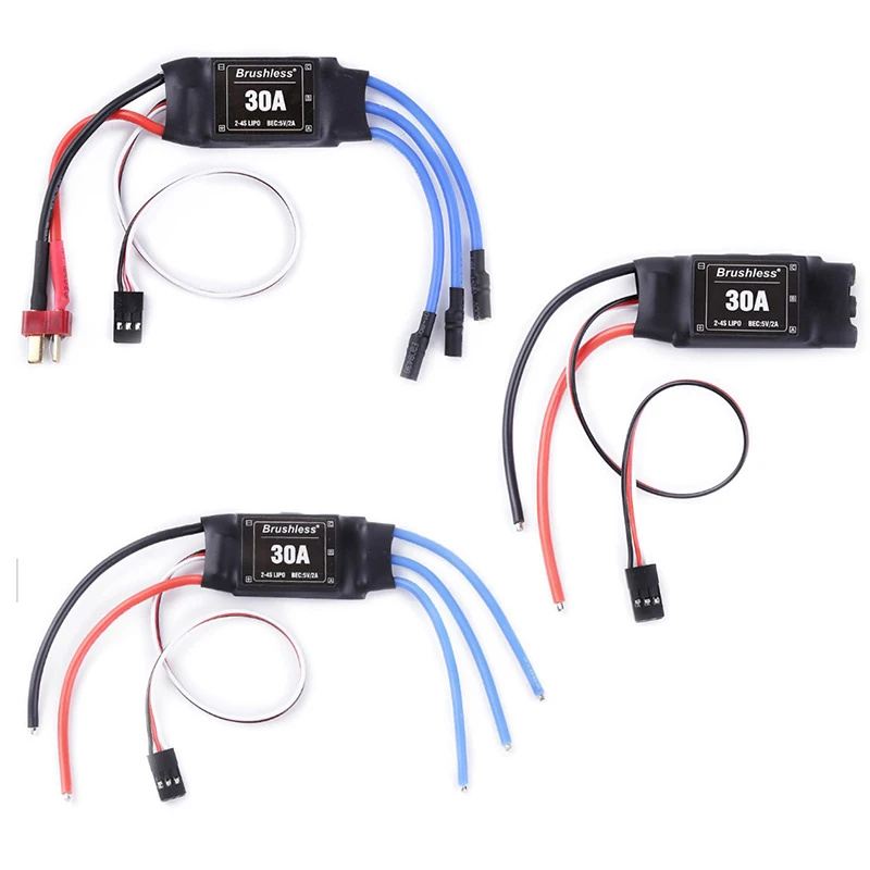 XXD 30A 2-4S ESC бесщеточный контроллер скорости двигателя RC BEC T-rex 450 V2 Вертолет лодка