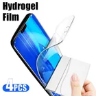 Гидрогелевое защитное стекло, 4 шт., для Huawei P30 40 50 Pro P30 40 Lite Mate 20 30 40 Pro 20 30 Lite