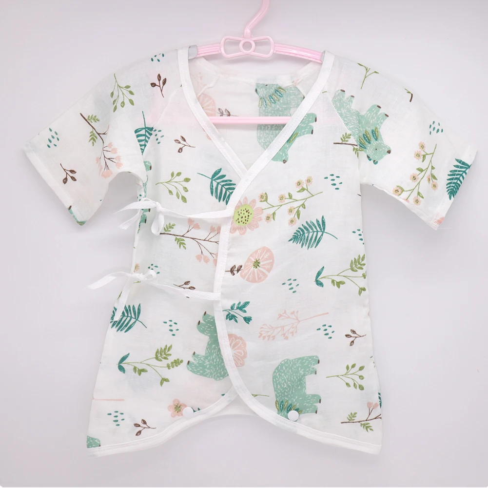 Удобная детская одежда хлопковая с длинными рукавами для младенцев топы