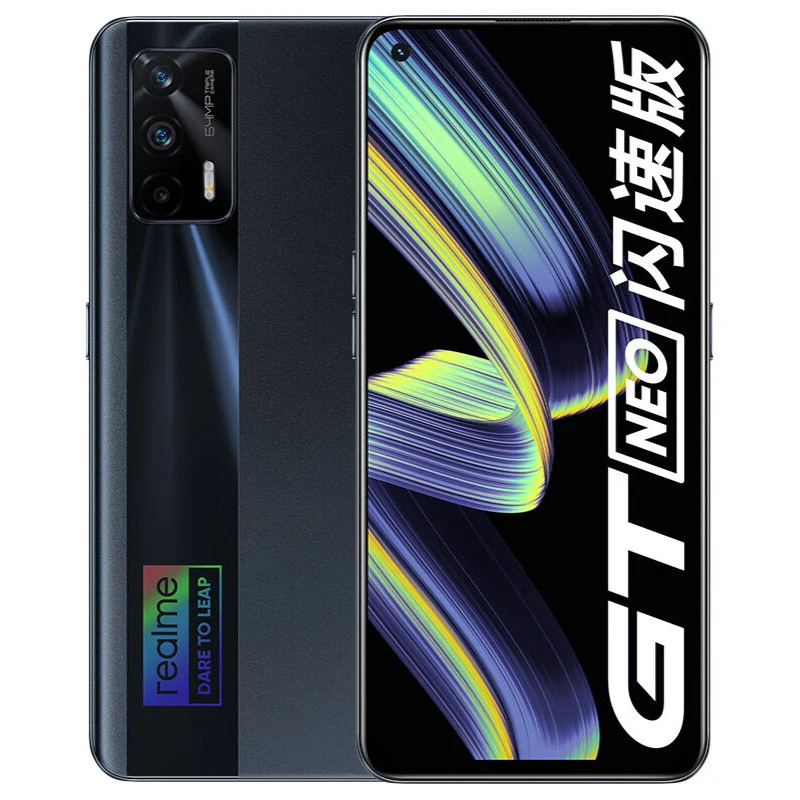 original realme gt neo flash edition 5g mobile phone 6 43 8gb256gb dimensity 1200 octa core android 11 64mp 65w nfc smartphone free global shipping