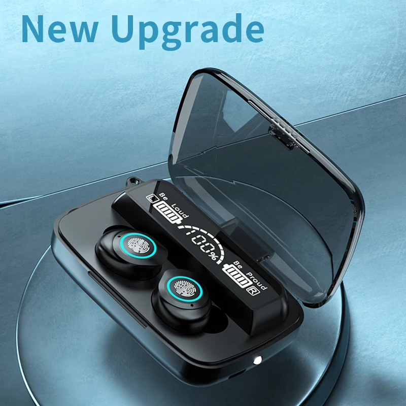 

Hyso Sport Waterproof Earbuds 9D HiFi Noise Cancelling Touch Control Stereo Wireless Headphone With Microphone Charging Earphone