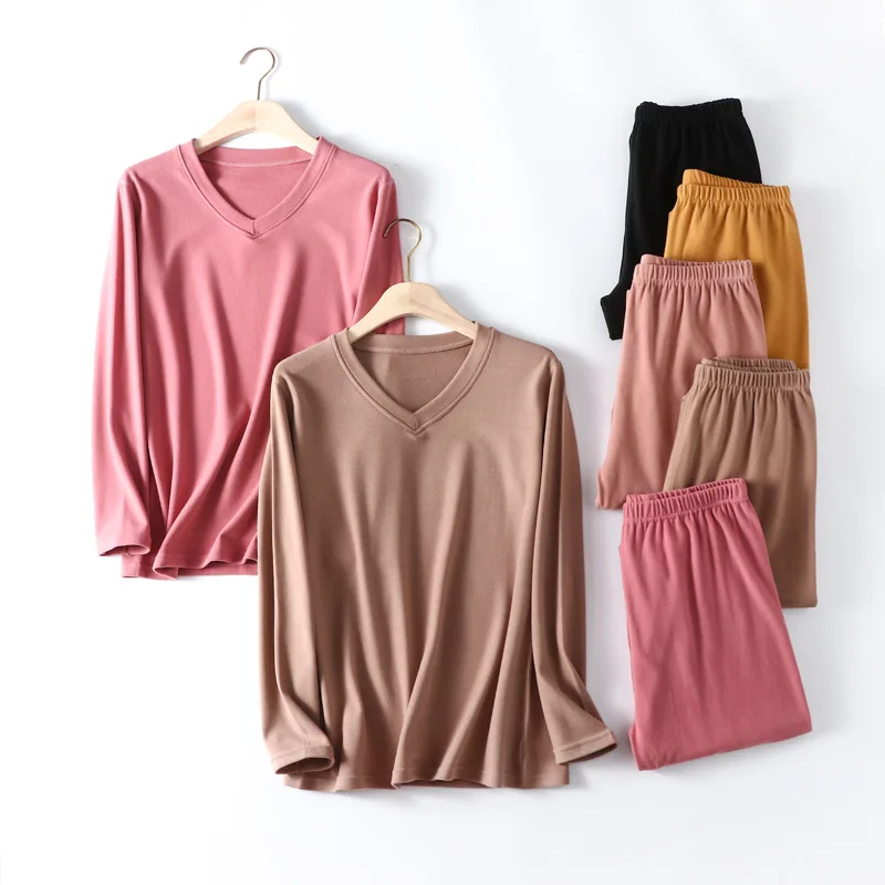 

New Women Clothing Winter Women Long Johns Warm Sets