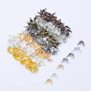 Застежка-коннектор для шариковой цепочки, концевые обжимные детали для изготовления ювелирных изделий, 200 шт., 4*7 мм, соединитель для бисера