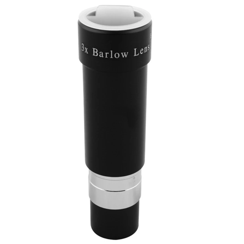 Металлический 1 25 дюймов 3X телескоп с линзой Барлоу фокусное расширитель окуляра