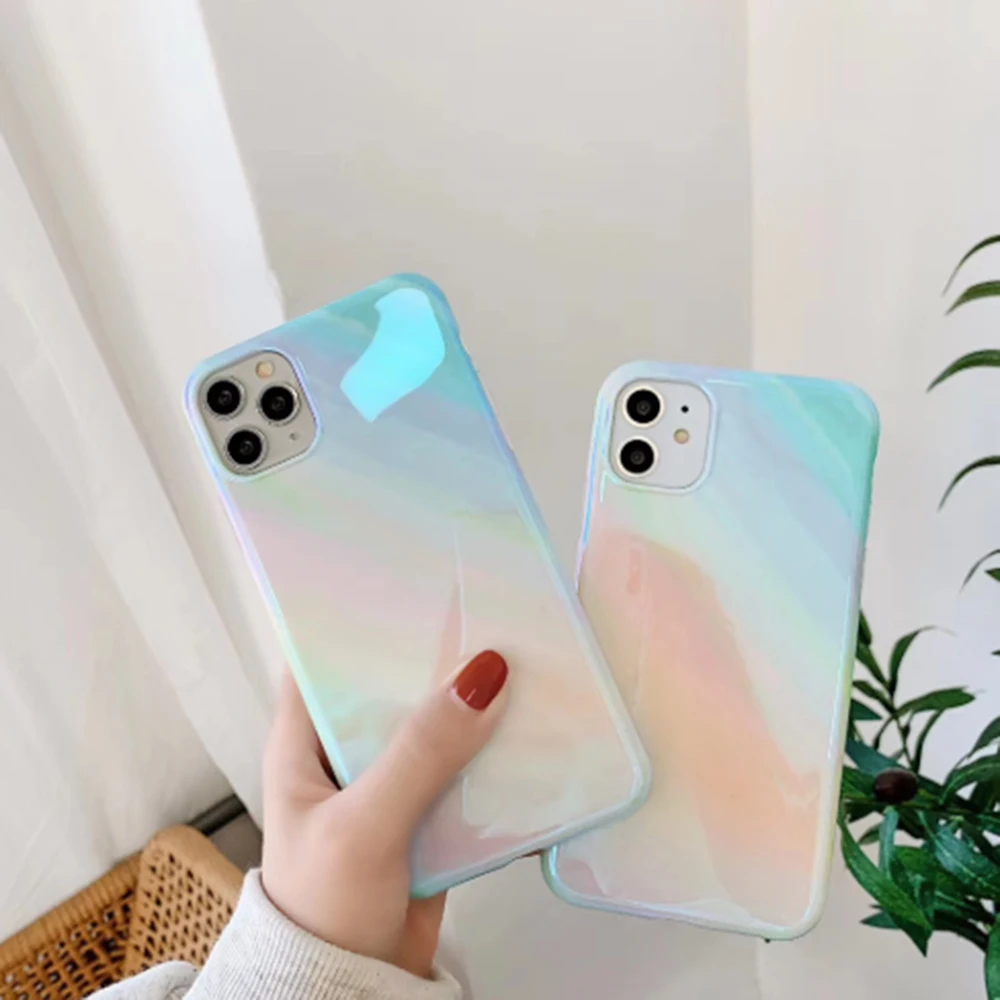 Противоударный чехол для телефона iPhone 11 Pro Max XR XS 7 8 Plus X Мягкая задняя крышка