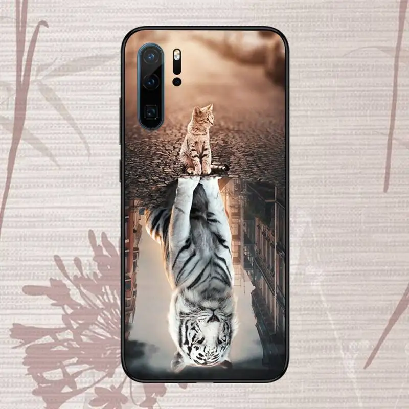 

Cat tiger dog lion Phone Case For Huawei P20 P30 P40 lite Pro P Smart 2019 Mate 10 20 Lite Pro Nova 5t