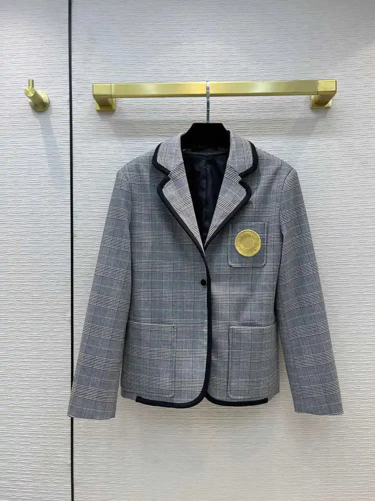 

Красивый, Сумочка через плечо плетенная Женская пиджак куртки 2021 летние вышивкой «лимон», пальто с карманами Высокое качество шелк и хлопок...