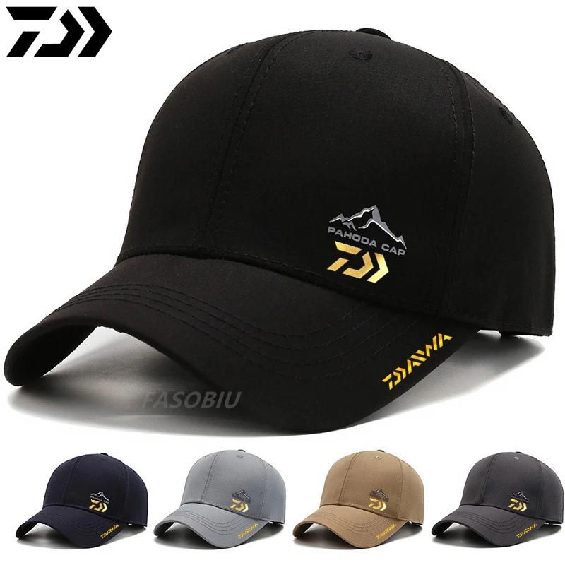 

2021 DAIWA Рыбалка Солнцезащитная шляпа летняя новая уличная спортивная быстросохнущая сетчатая бейсболка для езды досуга ветрозащитная Рыбал...