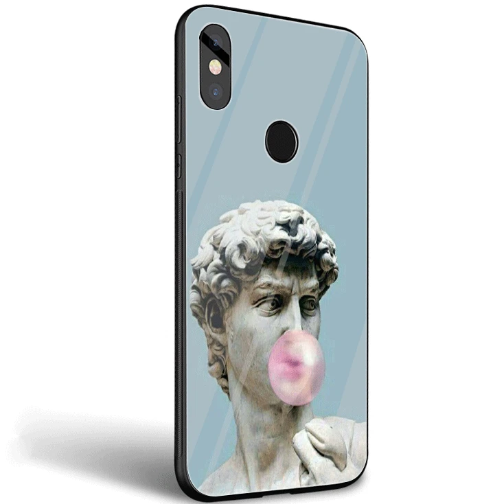Стеклянный чехол Desxz Dumbo для Xiaomi MI 8 9 Lite A1 A2 Redmi Note 5 6 7 Pro 6A 4X 5X 6X Pocophone F1 | Мобильные