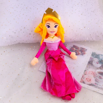 Sleeping Beauty Большой 65 см Рапунцель Белоснежка Золушка Спящая красавица Pocahontas маленькая Русалочка Принцесса плюшевая кукла игрушка Дети Девочки Подарки - Цвет: Sleeping Beauty