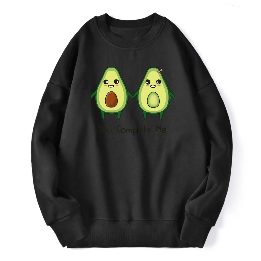 

Мужские толстовки с длинным рукавом и принтом авокадо, модная брендовая одежда, Зимние флисовые пуловеры в стиле Харадзюку, черные мужские ...