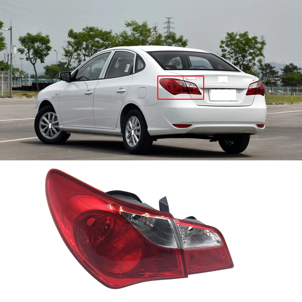 CAPQX для Hyundai Elantra 2011 2016 задний тормоз светильник хвост taillamp фонарь головной