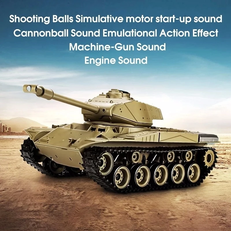 Металлический трек реалистичный танк с дистанционным управлением большой