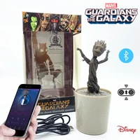 marvel galaxy guardian guards groot bb figure model wireless bluetooth speaker can sing and dancing toy gift 18cm anime decor