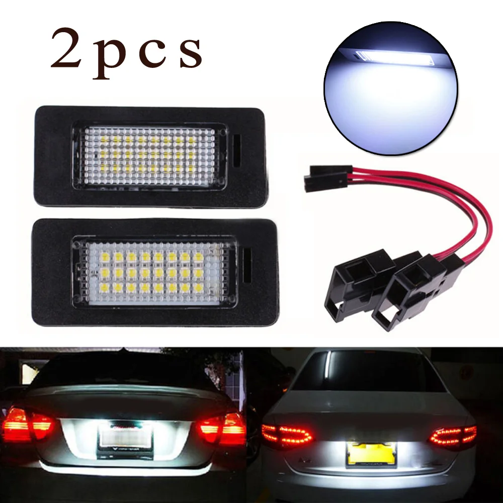 

Lamp License Plate Light 12V Car Auto Number For A4 S4 B8 A5 S5 Q5 PASSAT