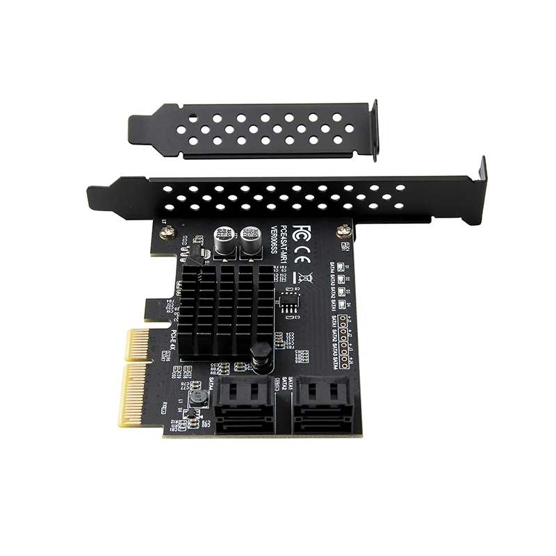 карта pci express raid 4 порта sata 30 add on card marvell 88se9230 чип pcie sata ra
