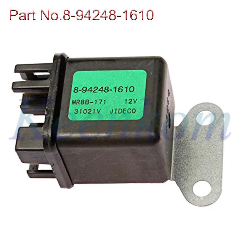 

8-94248-1610 8942481610 Mover Parts Preheating Relay Glow Plug 12V for Isuzu Hitachi ZAXIS27U ZAXIS50U ZAXIS40U for Kubota Yanma