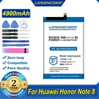 100% Оригинальный LOSONCOER 4900 мАч, HB3872A5ECW батарея для телефона Huawei Honor Note 8 EDI-DL00 EDI-AL10 бесплатные инструменты наклейки