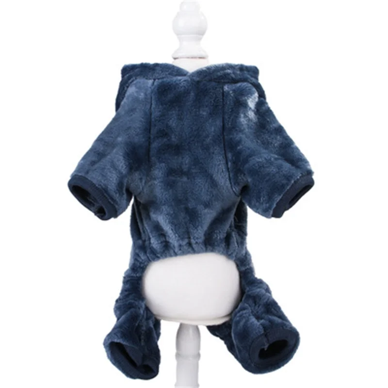 Одежда для собак зимние теплые куртки четыре ноги Акула Трансформеры толстовка с