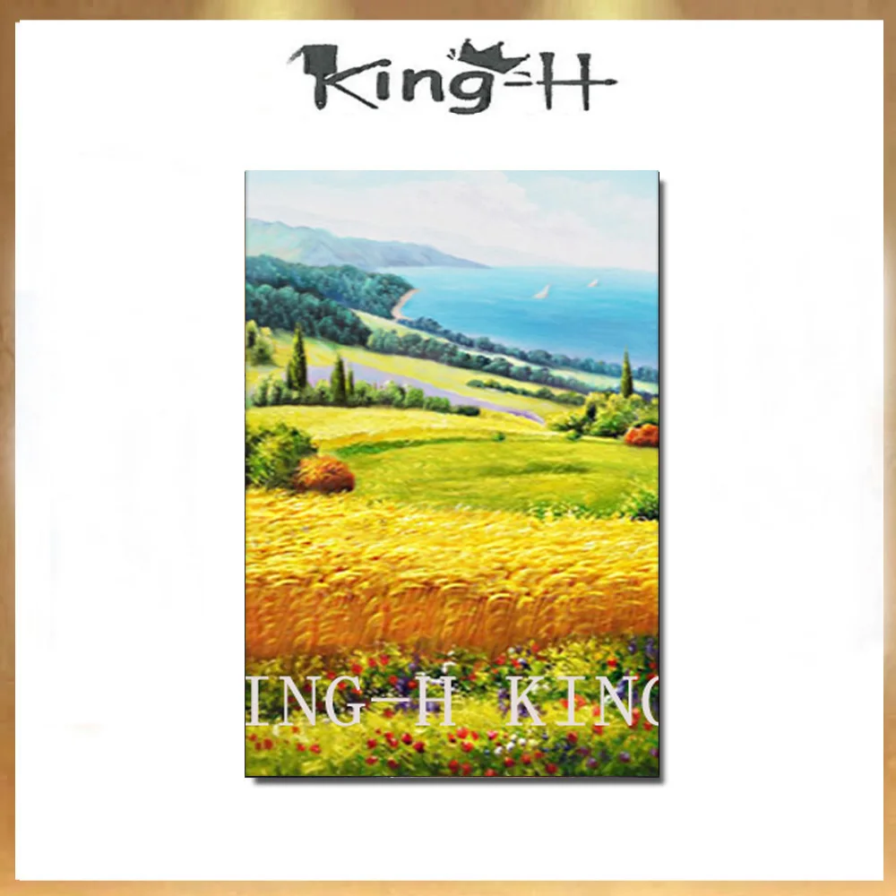 Painting, Handmade Oil Paintings Of Modern Household Adornment Wall Art Photo