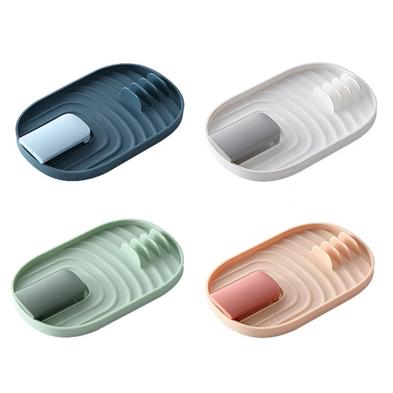 

Kitchen Spatula Spoon Holder Spoon Rest Utensil Pot Lid Holder Rack Heat Resistant Hanging Storage Shelves Kitchen Accessories