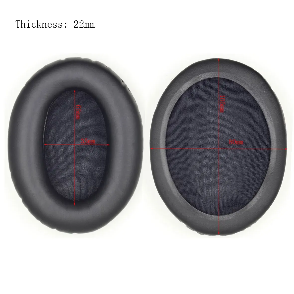 Сменные поролоновые накладки на наушники YSAGi 1 пара для Kingston HSCD Hyperx Cloud II игровая