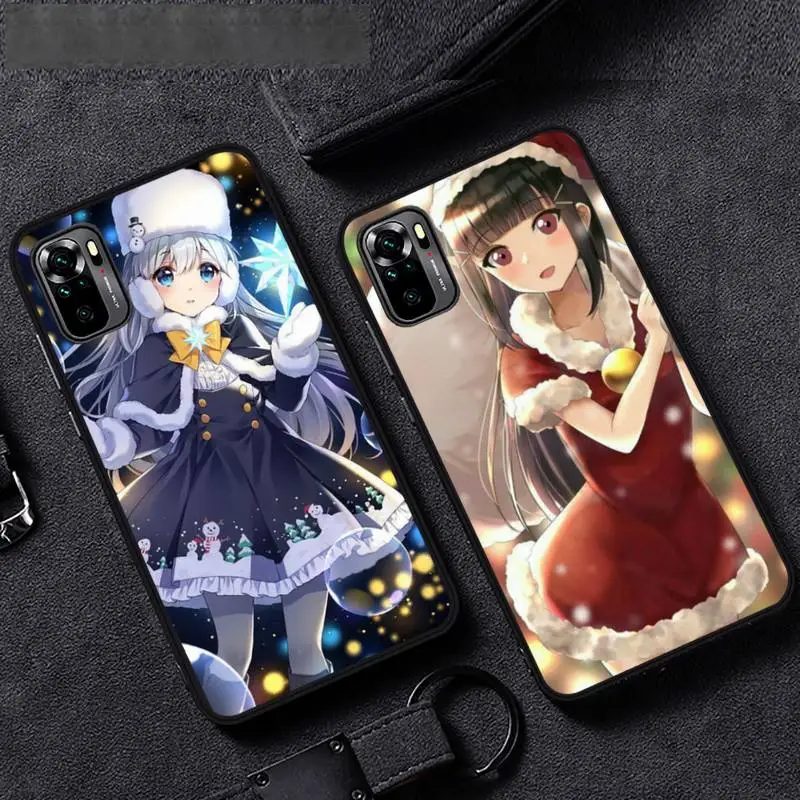 

Anime Merry Christmas Girl Phone Case For Xiaomi redmi mi note 9 9a 8 8a 10 9 9s 8 8t 7 9t 10 pro max mobile bags soft shell