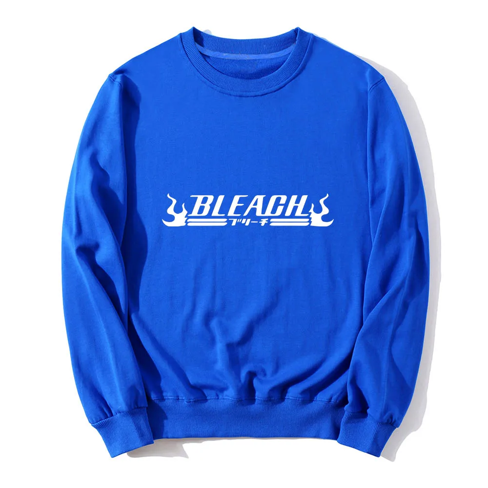 BLEACH Kurosaki ichigo Cotton Hoodie pullover Inoue Orihime Noctilucent O Neck Casual | Мужская одежда