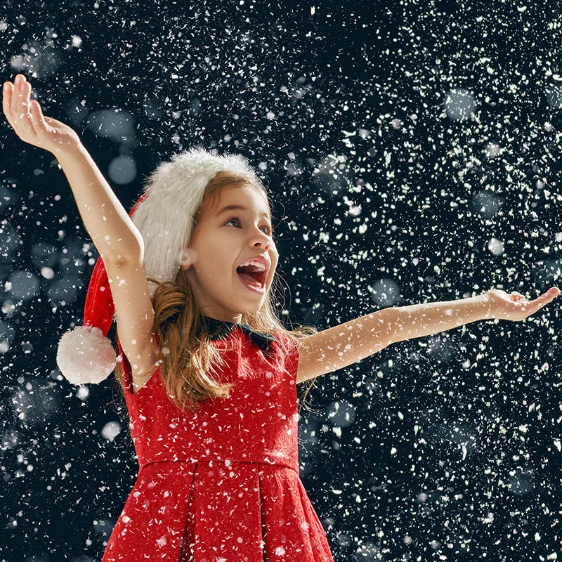 Плюшевые рождественские шапки для взрослых детей красный Санта Клаус