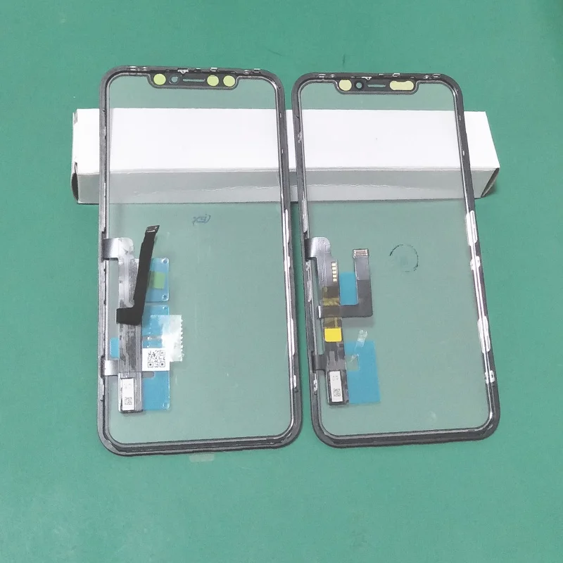 AAA lcd touch sensor, 1 pieces, tested with frame + hollow glue for iphone xr 11 screen cover repair