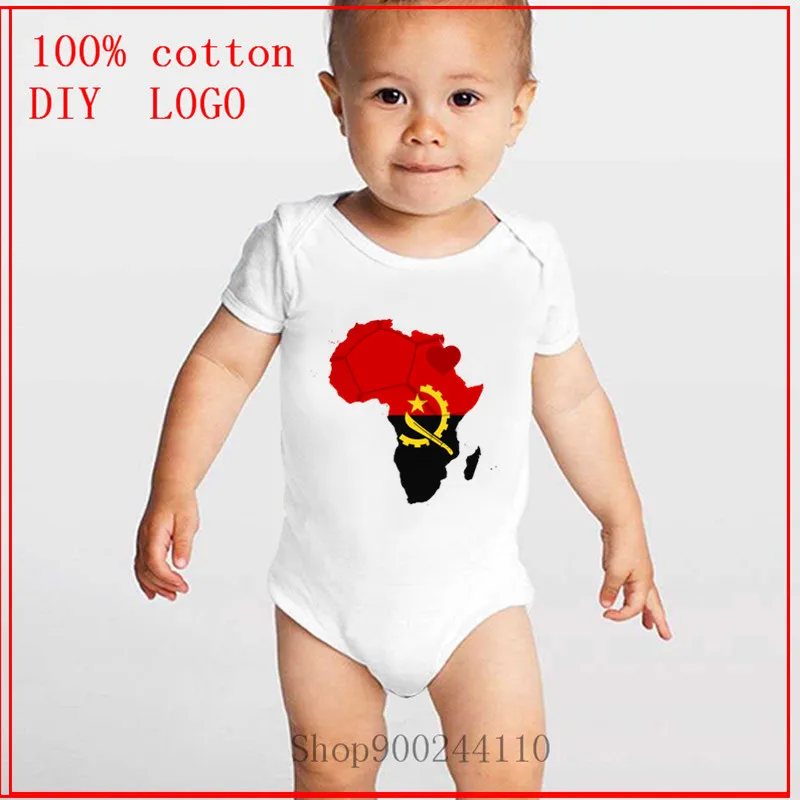 Боди в африканском стиле с принтом сердца Анголы цельнокроеное летнее боди для