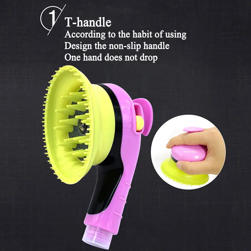 Удобный массажер для собак и кошек расческа душа аксессуары ванной домашних