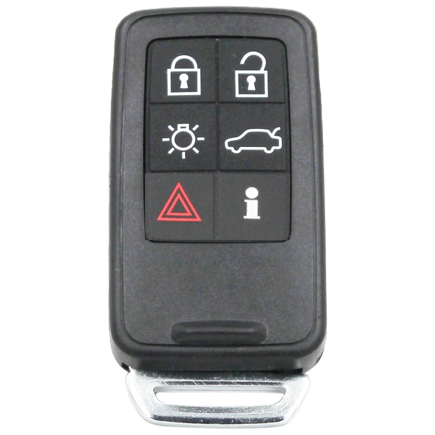 Пустой чехол для ключа с 5 + 1/6 кнопками дистанционным управлением Volvo S60 S80 V60 XC60