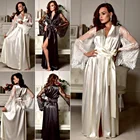 Сексуальное женское белье пикантные Женские Имитация ice silk размера плюс пижамы Ночная одежда для женщин, сексуальное нижнее белье для женщин