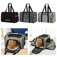 cat carrier expandable foldable soft pet dog carrier 2 open doors cat travel bag