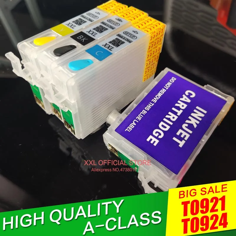 Картридж для принтера Epson TX 117 T 26 C 91 чернильный стилус TX117 T26 C91 T0921 многоразовый с
