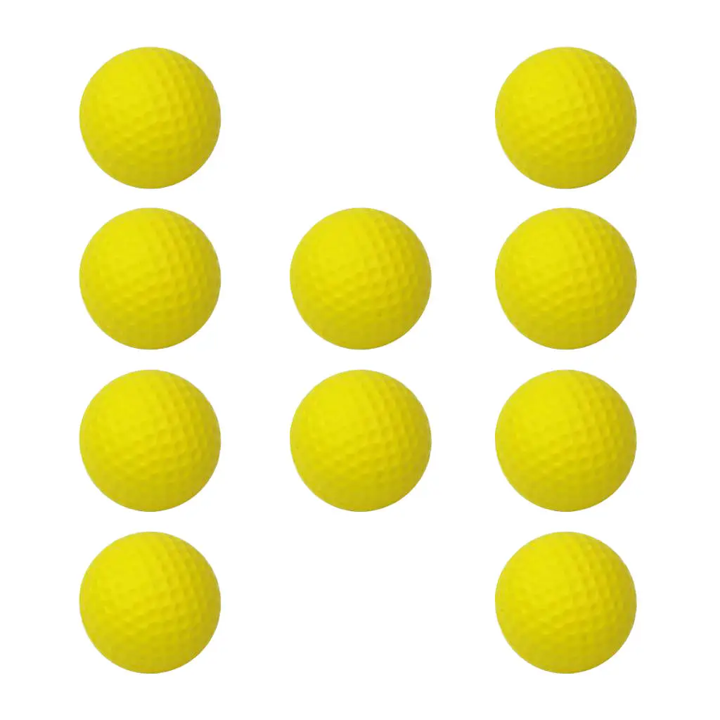 

Мячи для тренировки в помещении и на улице, эластичные мячи из пенополиуретана для тренировок в гольф, для приближения к мячу, 10 шт.
