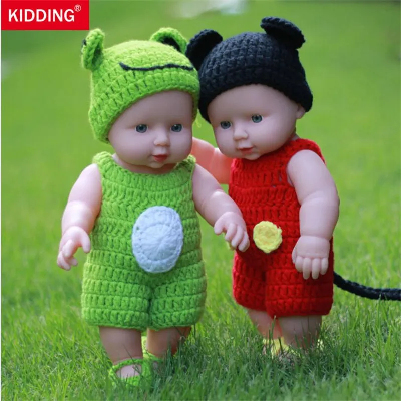 Мини-свитер 30 см полноразмерный силиконовый новорожденный спящий малыш кукла