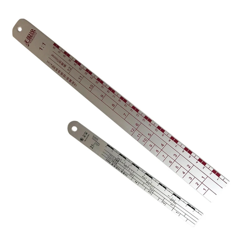 

Varnish Curing Agent Thinner Scale Steel Corrosion-resistant Car Paint Ruler