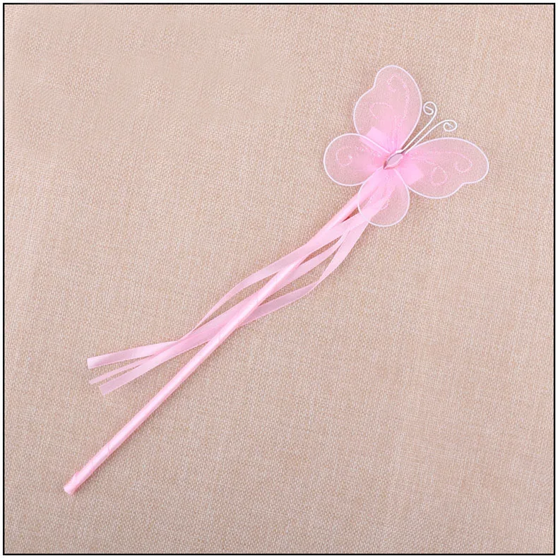 

Children Girls Butterfly Fairy Wand Magic Sticks Kids PrincessCosplay Props Birthday Party Fancy Dress Decoration Halloween