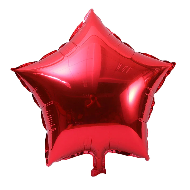 

10pcs/lot 10 inch Five-pointed star foil balloon baby shower wedding children's birthday party decorations kids balloons globos