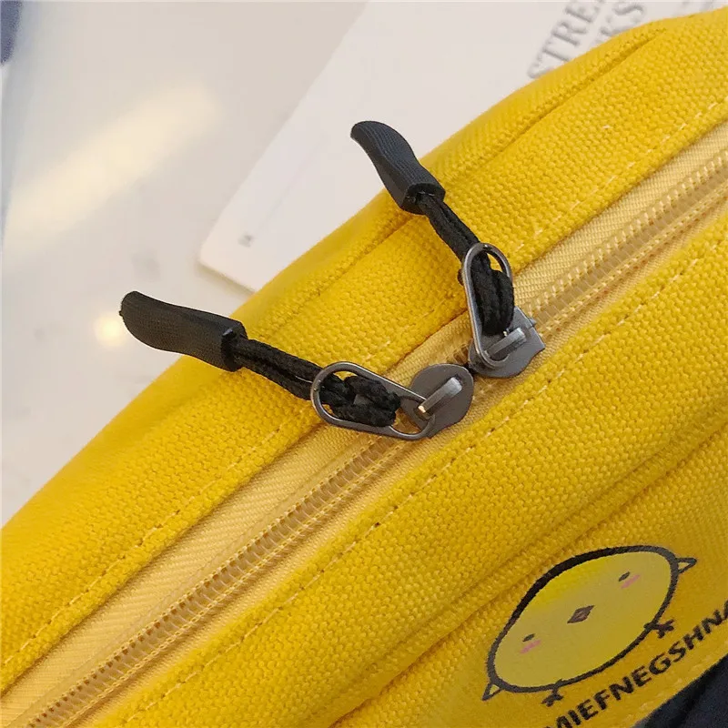 

Female Canvas Bag Cartoon Chicken Messenger Bags For Women Student Cute Girl Shoulder Bag Ladies Shopping Handbag Crossbody