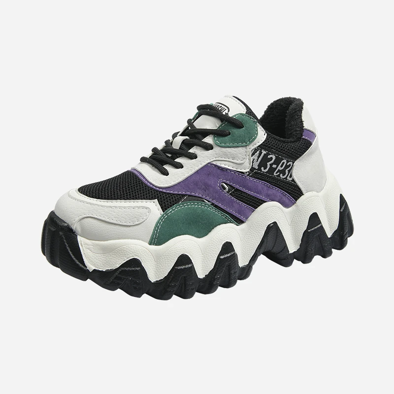 Женские кроссовки на массивной платформе повседневные теннисные туфли