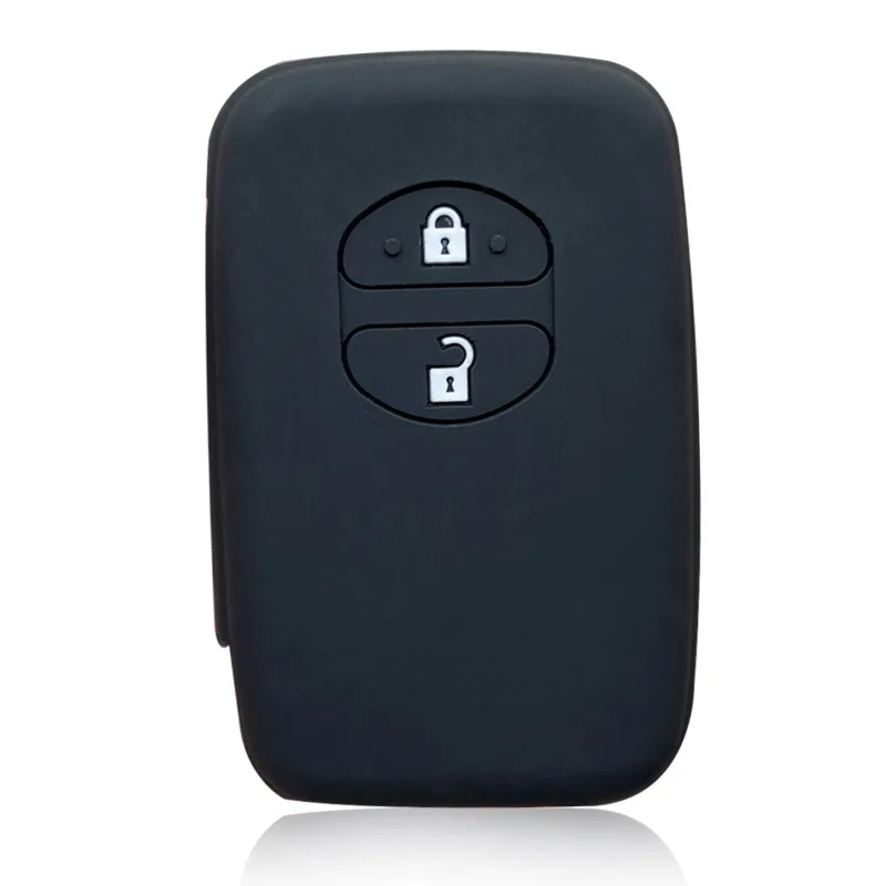 Чехол-держатель для ключей Fob Силиконовый чехол Highlander Prius Toyota PRIUS 2012 Rav4 2 кнопки Romote