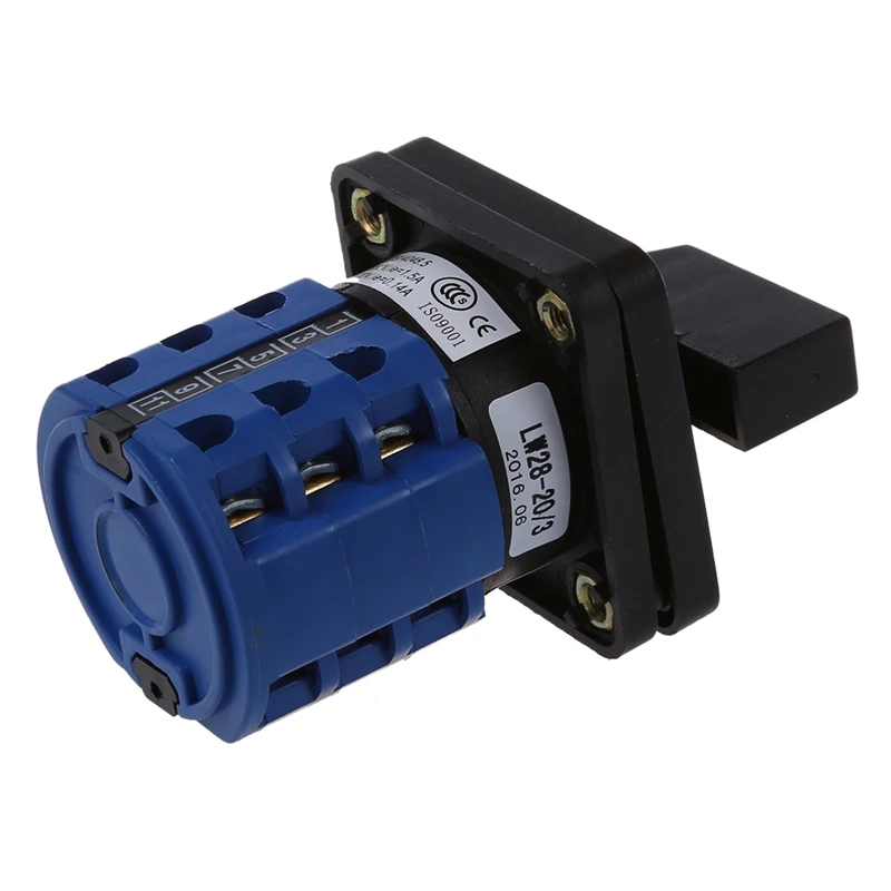 3 позиционный поворотный кулачковый переключатель 20 А|Выключатели| |