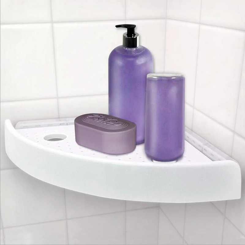 

Bathroom Storage Holder Triangular Shower Shelf Corner Bath Organizer Rack Triangular Storage Shelves Bathroom accessories